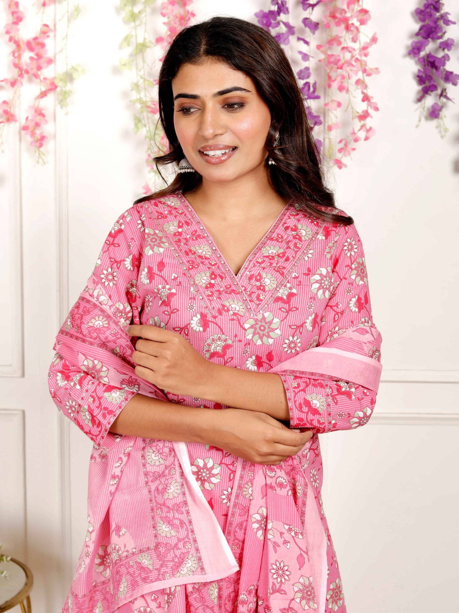 Blush Bloom Cotton Suit Set